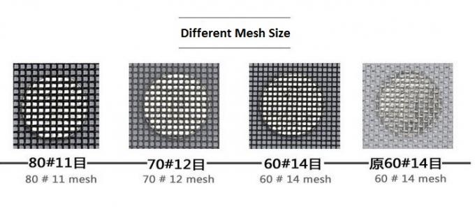 Cửa sổ côn trùng 50mm 2207 Màn hình lưới kim cương bằng thép không gỉ 6mm 0