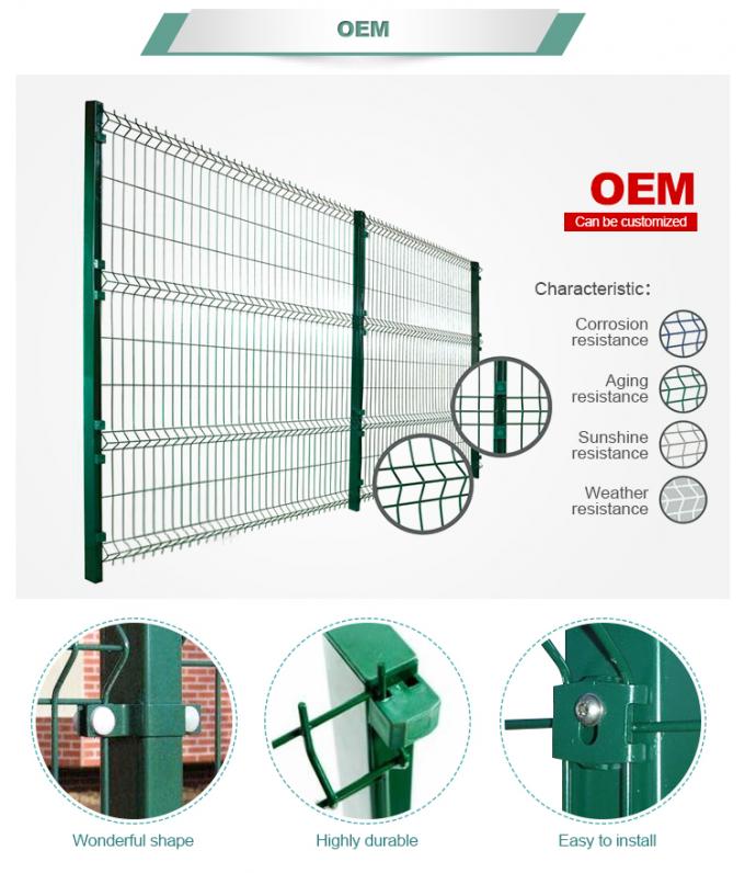 3D Mesh Fence Garden Fence Welded Mesh Fence for sale