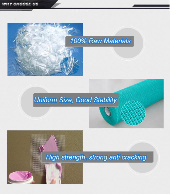 Màng sợi thủy tinh 16x18 Dây dệt đơn giản để củng cố tường 2